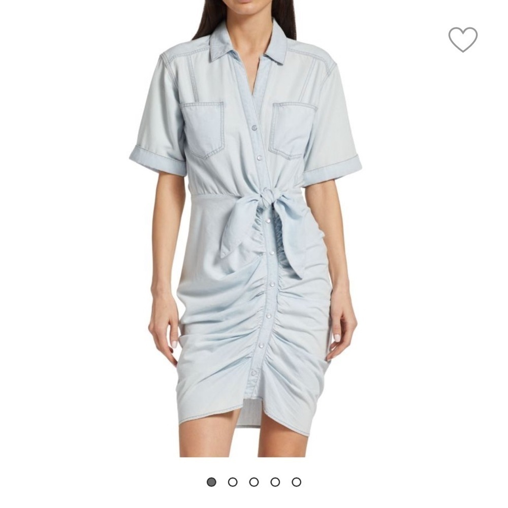 Veronica beard Light Blue Denim Shirt Dress